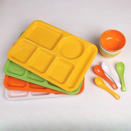 Multi Section Dining Tray Set